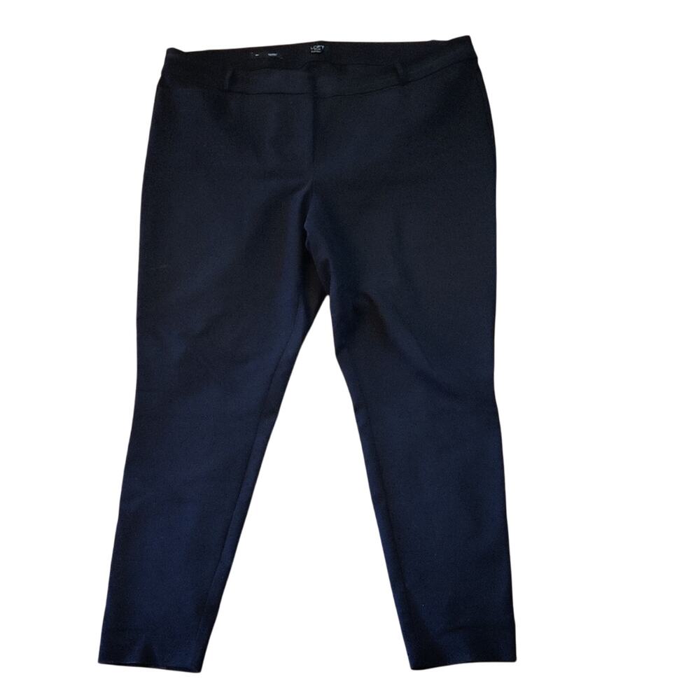 LOFT Classic Black Trousers Women's Size 18PT